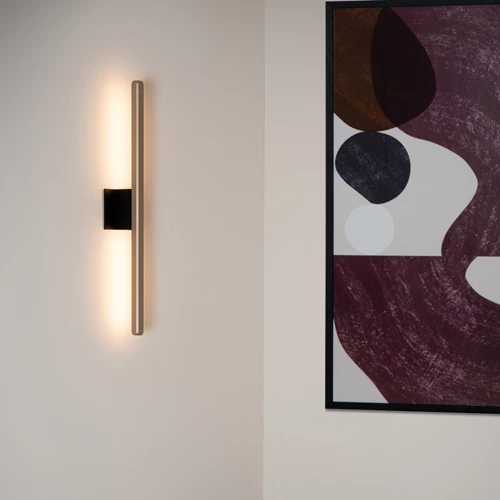Lucide BRAGA - Wall light Indoor/Outdoor - LED - 1x10W 2700K - IP54 - Coffee | Premium - atmosphere 1